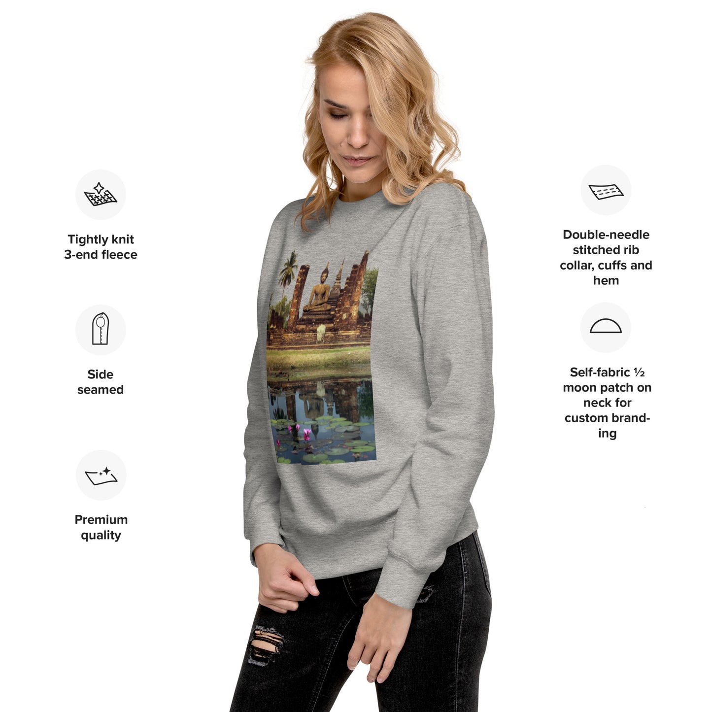 Uniseks premium sweatshirt