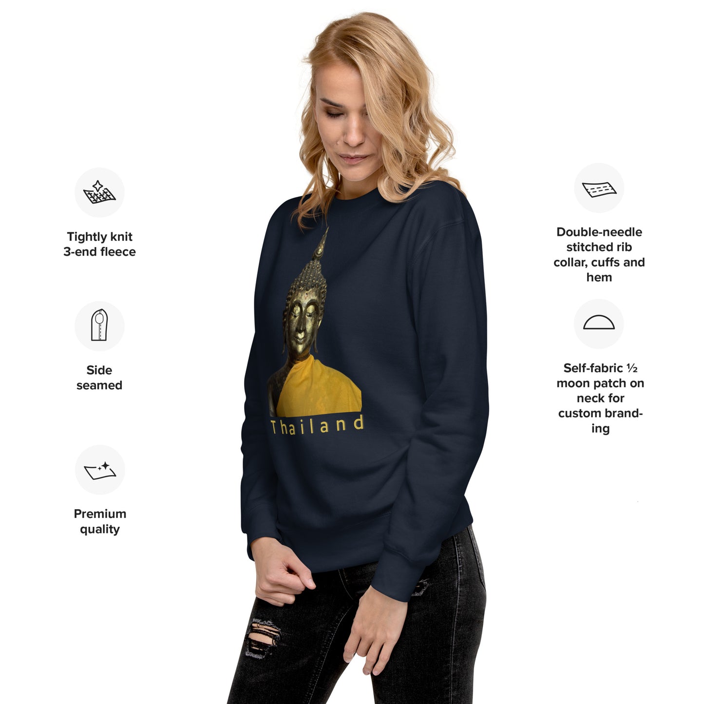 Uniseks premium sweatshirt