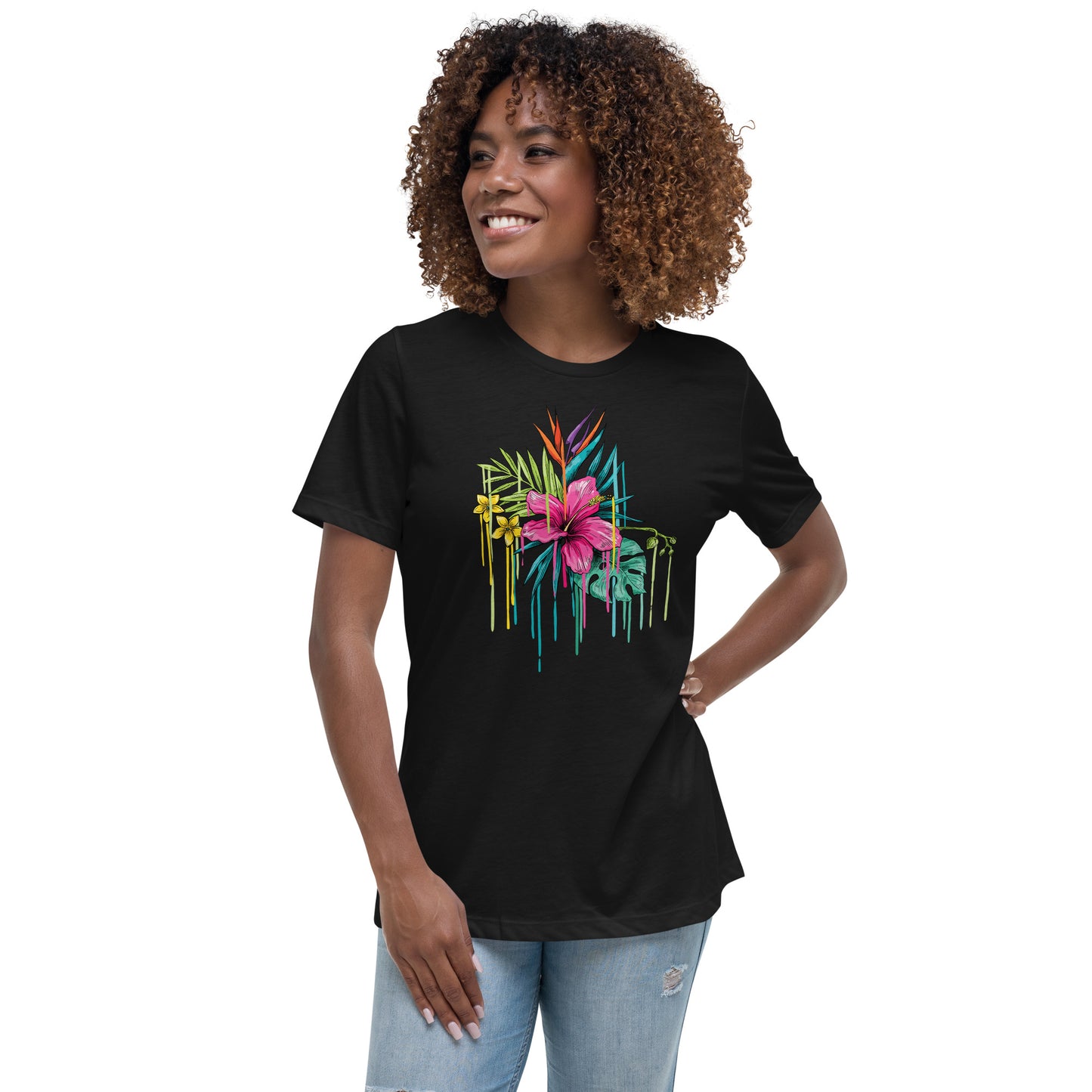 Relaxed dames-T-shirt