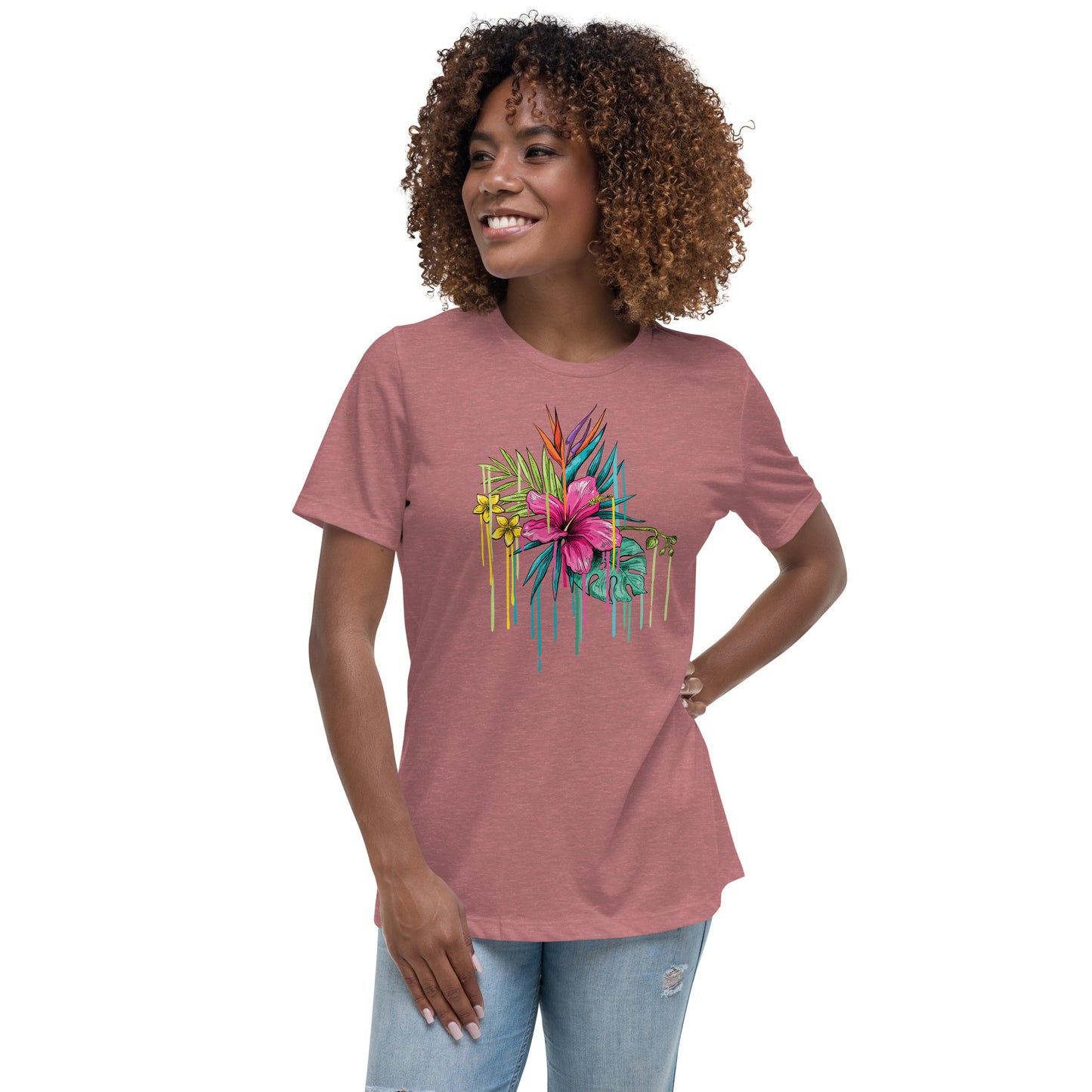 Relaxed dames-T-shirt